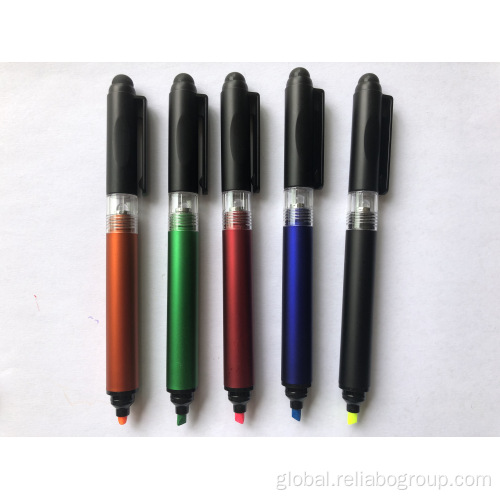 Plastic Ball Pen Customized Promotional Double-Lead Stylus Plastic Ball Pen Manufactory